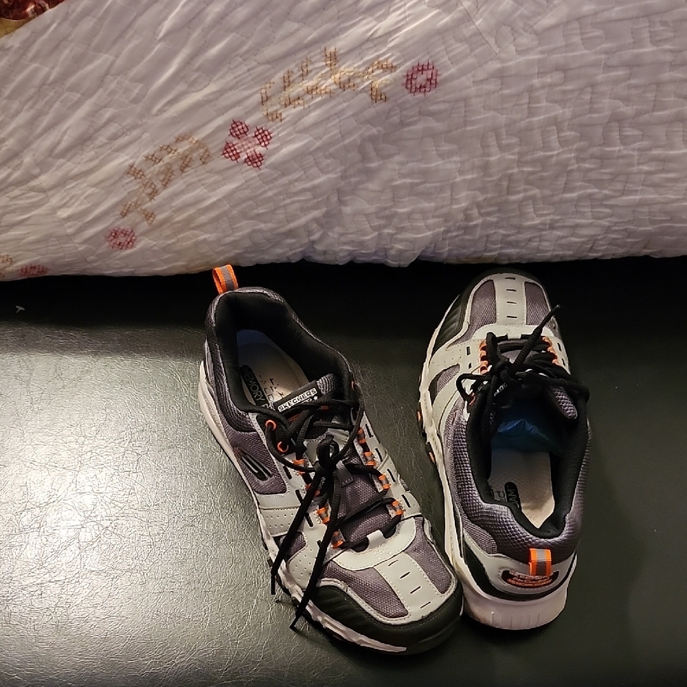 Black and White Athletic Shoes
